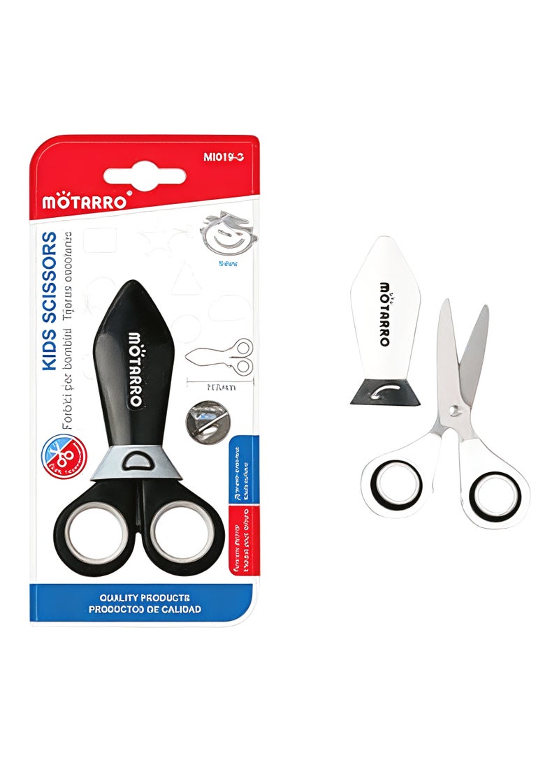 MOTARRO Kids Safety Scissors with Protective Cover Child-Friendly Paper Cutting Scissors for Arts & Crafts MI019-3